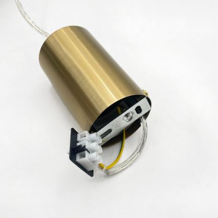 Hanglamp aan kabel ROYAL 1xE27/15W/230V goud/wit