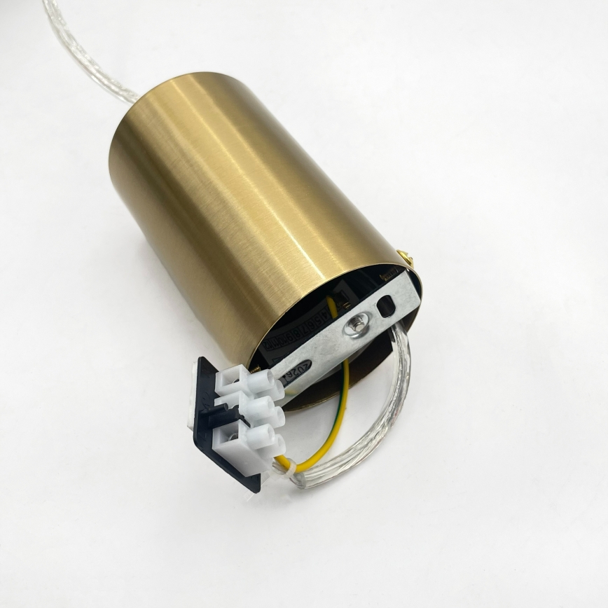 Hanglamp aan kabel ROYAL 1xE27/15W/230V goud/wit