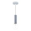 Hanglamp aan kabel SAGA 1xE27/40W/230V grijs