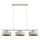 Hanglamp aan kabel SELIA 3xE27/15W/230V beige