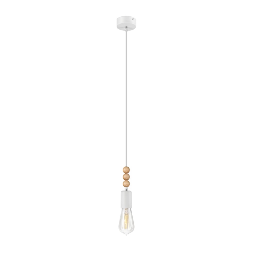 Hanglamp aan kabel SIMON 1xE27/60W/230V beuken