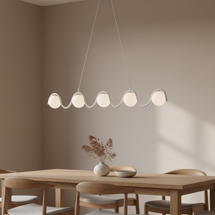 Hanglamp aan kabel SINUS 5xG9/8W/230V wit