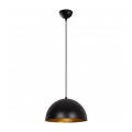 Hanglamp aan kabel SIVANI 1xE27/40W/230V Ø 30 cm zwart/koper