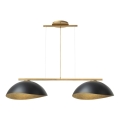 Hanglamp aan kabel SOLAR 2xE27/60W/230V goud