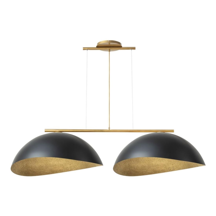 Hanglamp aan kabel SOLAR 2xE27/60W/230V goud