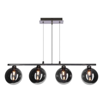 Hanglamp aan kabel SOMUL 4xG9/20W/230V rookzwart