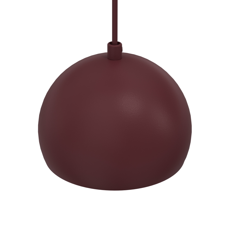 Hanglamp aan kabel SOOL 1xE27/15W/230V Ø 15 cm bordeaux
