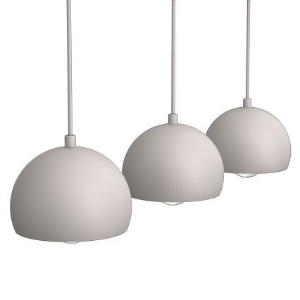 Hanglamp aan kabel SOOL 3xE27/15W/230V crème