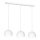 Hanglamp aan kabel SOOL 3xE27/15W/230V wit