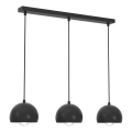 Hanglamp aan kabel SOOL 3xE27/15W/230V zwart