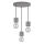 Hanglamp aan kabel STRONG 3xE27/60W/230V beton