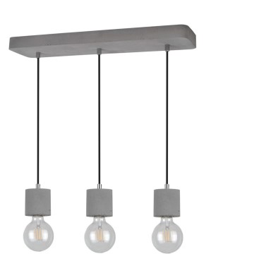 Hanglamp aan kabel STRONG 3xE27/60W/230V beton