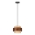 Hanglamp aan kabel SUSAN 1xGX53/15W/230V bruin/beige