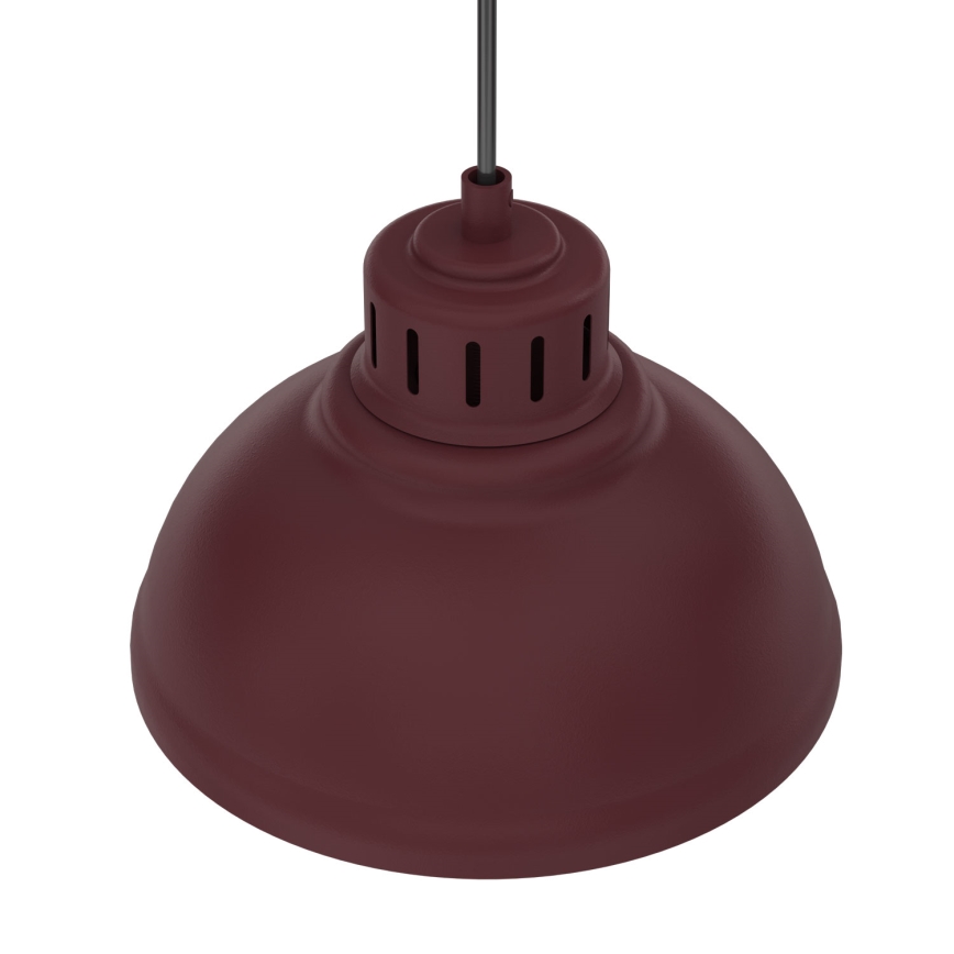Hanglamp aan kabel SVEN 3xE27/15W/230V bordeaux