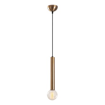 Hanglamp aan kabel TEMPO 1xE27/40W/230V goudkleurig