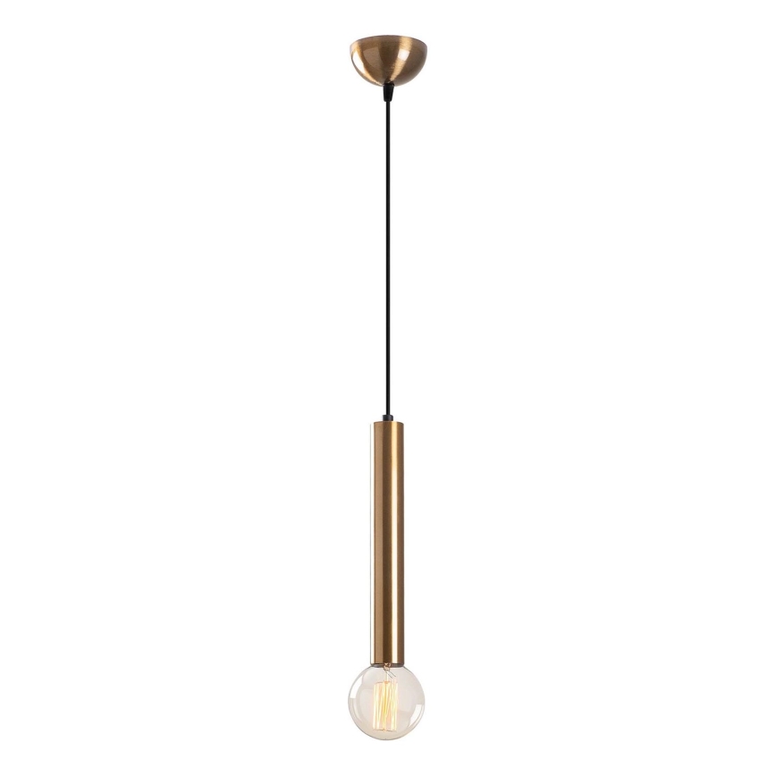 Hanglamp aan kabel TEMPO 1xE27/40W/230V goudkleurig