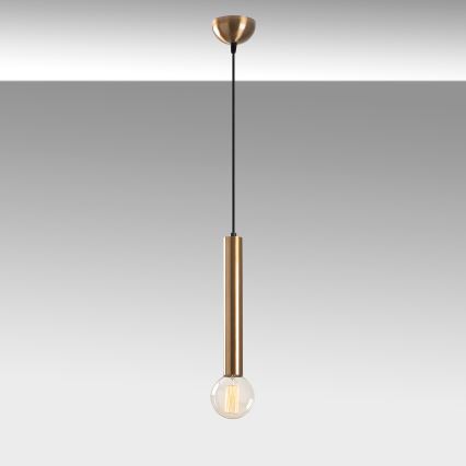 Hanglamp aan kabel TEMPO 1xE27/40W/230V goudkleurig