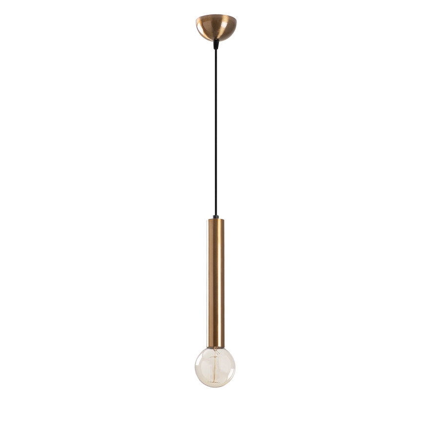 Hanglamp aan kabel TEMPO 1xE27/40W/230V goudkleurig