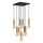 Hanglamp aan kabel TEMPO 9xE27/40W/230V goudkleurig