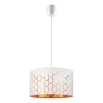 Hanglamp aan kabel ULLE 1xE27/15W/230V wit