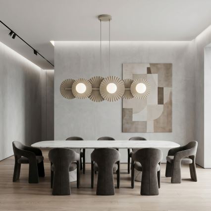 Hanglamp aan kabel UMBRA 6xG9/8W/230V beige