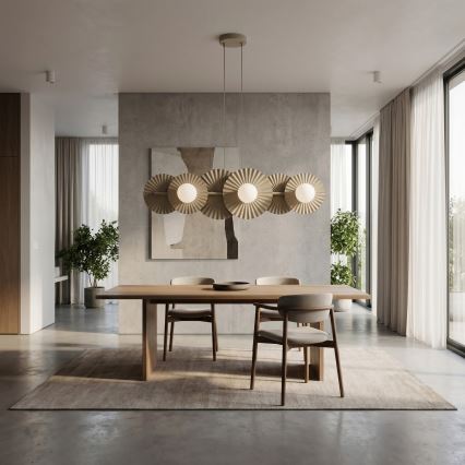 Hanglamp aan kabel UMBRA 6xG9/8W/230V beige