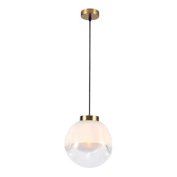 Hanglamp aan kabel VANA 1xE27/40W/230V wit/goud
