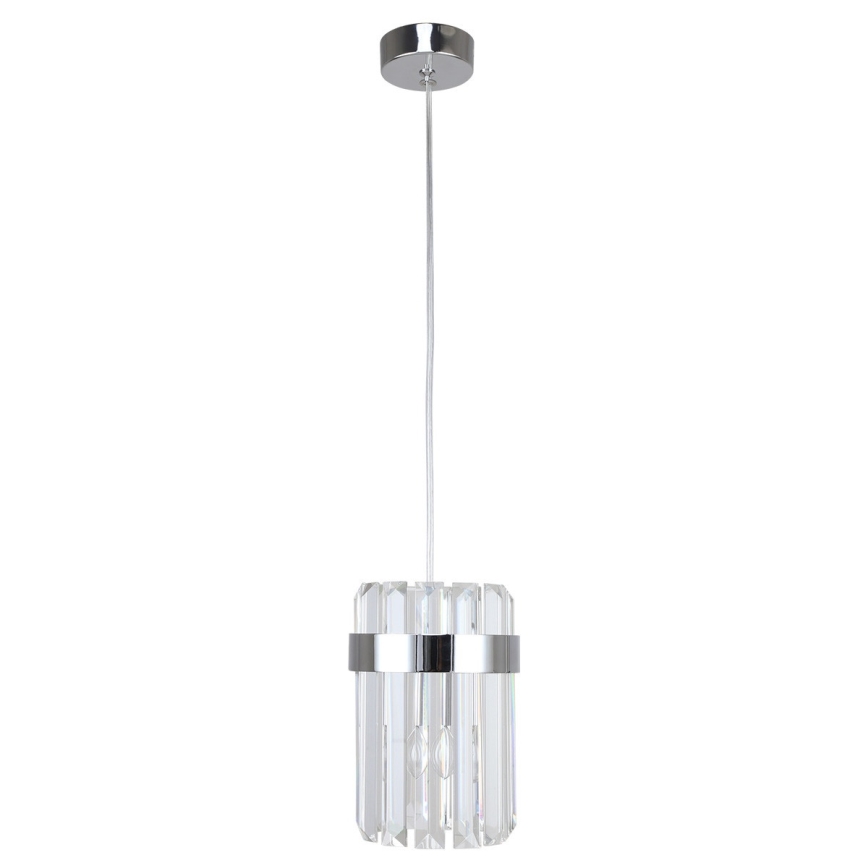 Hanglamp aan kabel VETRO 1xE14/10W/230V glanzend chroom