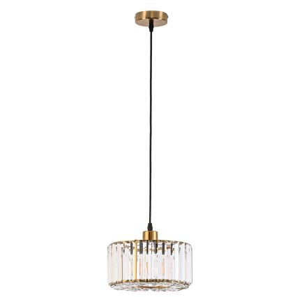 Hanglamp aan kabel VETRO 1xE27/60W/230V goudkleurig