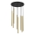 Hanglamp aan kabel YORU 8xG9/8W/230V messing