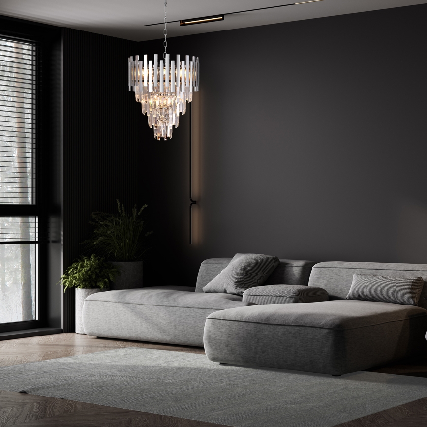 Hanglamp aan ketting ASPEN 9xE14/40W/230V