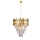 Hanglamp aan ketting ASPEN GOLD 9xE14/40W/230V