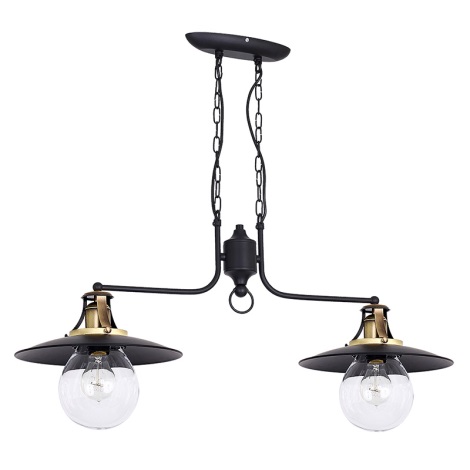 Hanglamp aan ketting CANCUN 2xE27/60W/230V