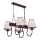 Hanglamp aan ketting  CARIN 4xE14/60W/230V donker