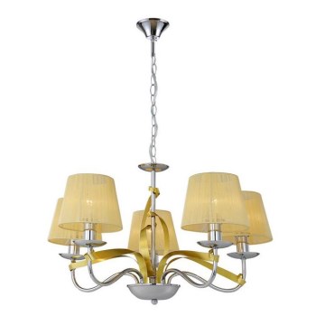 Hanglamp aan ketting DIVA 5xE14/40W/230V