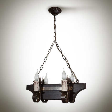 Hanglamp aan ketting GABRIEL 4xE14/40W/230V