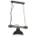 Hanglamp aan ketting HAKON 1xE27/60W/230V patina