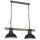 Hanglamp aan ketting HAKON 2xE27/60W/230V patina