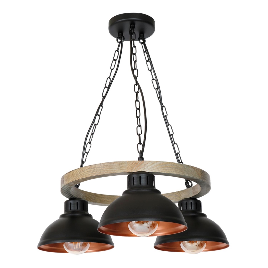 Hanglamp aan ketting HAKON 3xE27/60W/230V