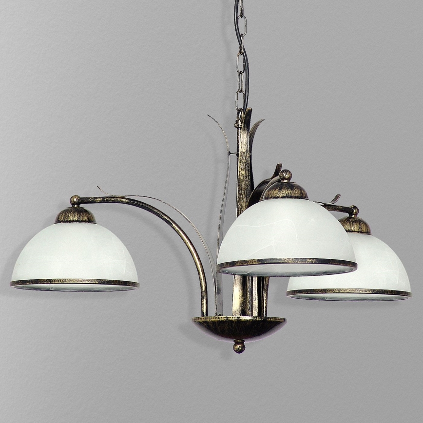 Hanglamp aan ketting KORFU 3xE27/60W/230V