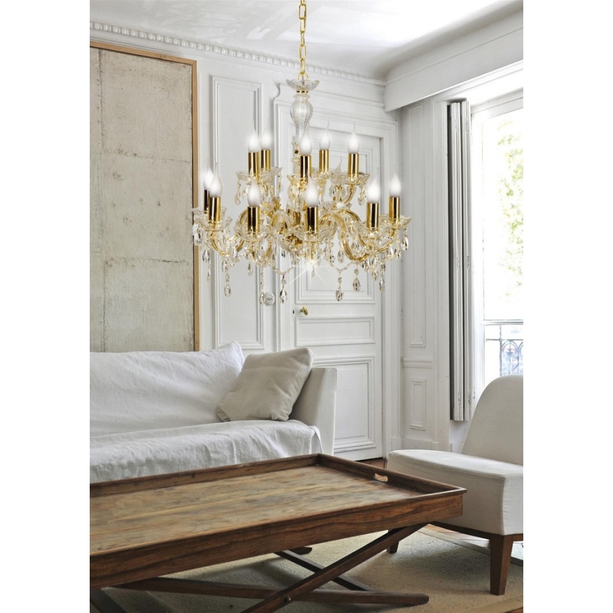 Hanglamp aan ketting MARIA TERESA 12xE14/40W/230V