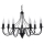 Hanglamp aan ketting MINERWA 7 7xE14/40W/230V zwart