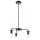 Hanglamp aan ketting PATI 3xE27/60W/230V bříza