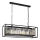 Hanglamp aan ketting PUNE 4xE27/40W/230V zwart