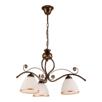 Hanglamp aan ketting RETRO II 3x E27 / 60W / 230V