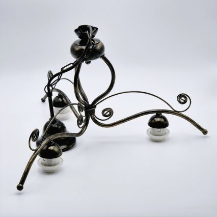 Hanglamp aan ketting RETRO II 3x E27 / 60W / 230V