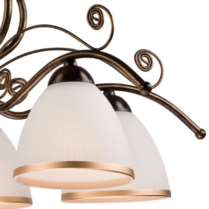 Hanglamp aan ketting RETRO II 5x E27 / 60W / 230V