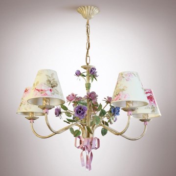 Hanglamp aan ketting ROMANCE 5xE14/40W/230V 75 cm