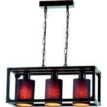 Hanglamp aan ketting SEWILLA 3xE27/60W/230V