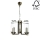 Hanglamp aan ketting VERDI 5xE14/40W/230V - FSC-gecertificeerd